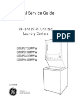 Technical Service Guide: 24-And 27-In. Unitized Laundry Centers