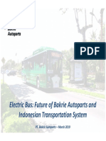 Electric Bus: Future of Bakrie Autoparts and Indonesian Transportation System