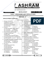 Assignment - 1 - ORGANISMS AND POPULATIONS - GSEB