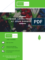 Fresh Produce Delivery Business Postcard