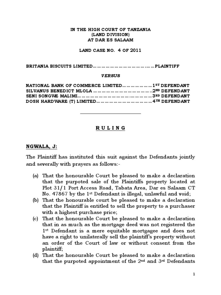 Dispute Over Property Sale Legality | PDF | Jurisdiction | Mortgage Law