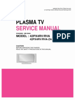 Plasma TV service manual