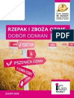IGP Polska Rzepak I Zboża Ozime Dobór Odmian 2020