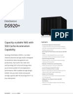 Synology DS920 Plus Data Sheet Enu PDF