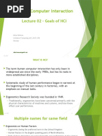 Lec 02 - HCI (Goals of HCI)