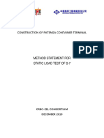 Methodology - Static Load Test PDF