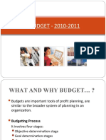 Budget 2010-2011