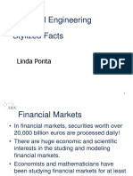 Financial Engineering Stylized Facts: Linda Ponta