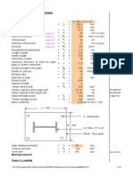 Design Data: Design For Base Plate (Fixed)