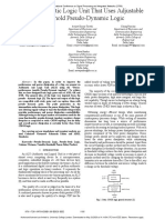 4-Bit Arithmetic Logic Unit That Uses Adjustable Threshold Pseudo-Dynamic Logic