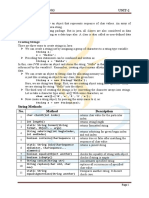 Strings:: Java Programming UNIT-2