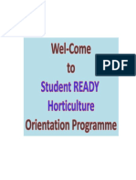 B.Sc. (Hons.) Horticulture Student READY Component