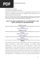 Teachers - Questionnaire On The Use of Ict | PDF | Educational ...