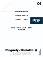 Haulotte Parts Manual H12SX