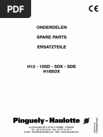 Haulotte Parts Manual H12SX | PDF