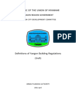 Definitions of Yangon Building Regulations (Draft) - 2020-Apr (ENG)