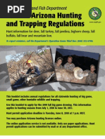 Download 2010 - 2011 Arizona Hunting and Trapping Regulations Brochure by RoeHunting SN46946320 doc pdf