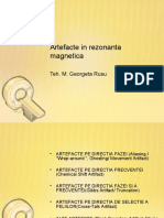 Artefacte in Rezonanta Magnetica