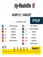 HA26PX parts manual