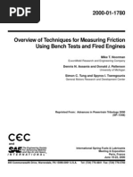 Friction Measurement Techniques