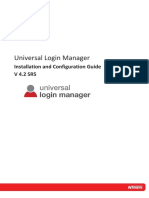 Universal Login Manager: Installation and Configuration Guide V 4.2 SR5