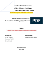 Gestion de La rÃ©munÃ©ration Et Motivation Ds L'entreprise