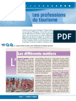 Les Profesions Du Tourisme PDF