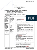 Unit 3: Letter C: Lesson 3