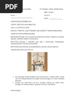 ATIVIDADES DOMICILIARES DOMICILIARES 2º PERÍODO