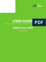 ZKBioTime APP User Guide PDF