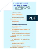Chardin, Teilhard - Porvenir Del Hombre PDF