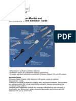 Victoreen Geiger-Mueller and Scintillation Probe Selection Guide