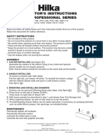 ptc-105 Operators Instructions For Professional Series Issue 1 - 28-09-07 PDF