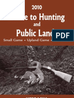 2010 Nebraska Hunting Public Lands Brochure