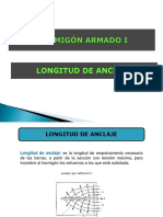 Longitud de Anclaje