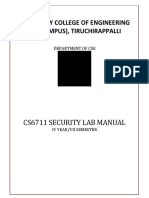 CS6711 - Security Lab Manual Rampriya Mam Manual