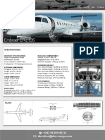 Embraer ERJ 135 Jet Aircraft Specifications and Dimensions