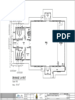 Drainage Layout: Scale 1:100 Area: 370 M