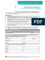 Development Application Form and Checklist Version 3