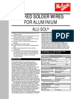 Cored Solder Wires Cored Solder Wires For Aluminium: Alu-Sol