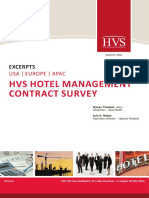 HVS Hotel Management Contract Survey