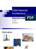 GSM Network Architecture: Masood Habib