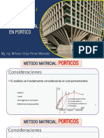 Ejercicio de Matriz de Regidez en Portico