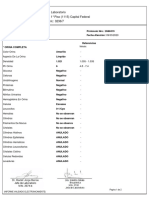 Centro Medicus - Informe de orina completa