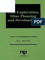 Roy Merritt - Coal Exploration, Mine Planning and Development (1987) PDF