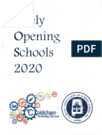 2020 Safely Opening Schools 