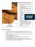 TVP (Textured Vegetable Protein) Burgers PDF