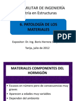 6. PATOLOGÍA DE MATERIALES