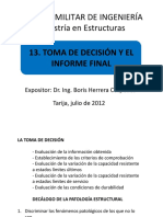 13. TOMA DE DECISIÓN Y EL INFORME FINAL