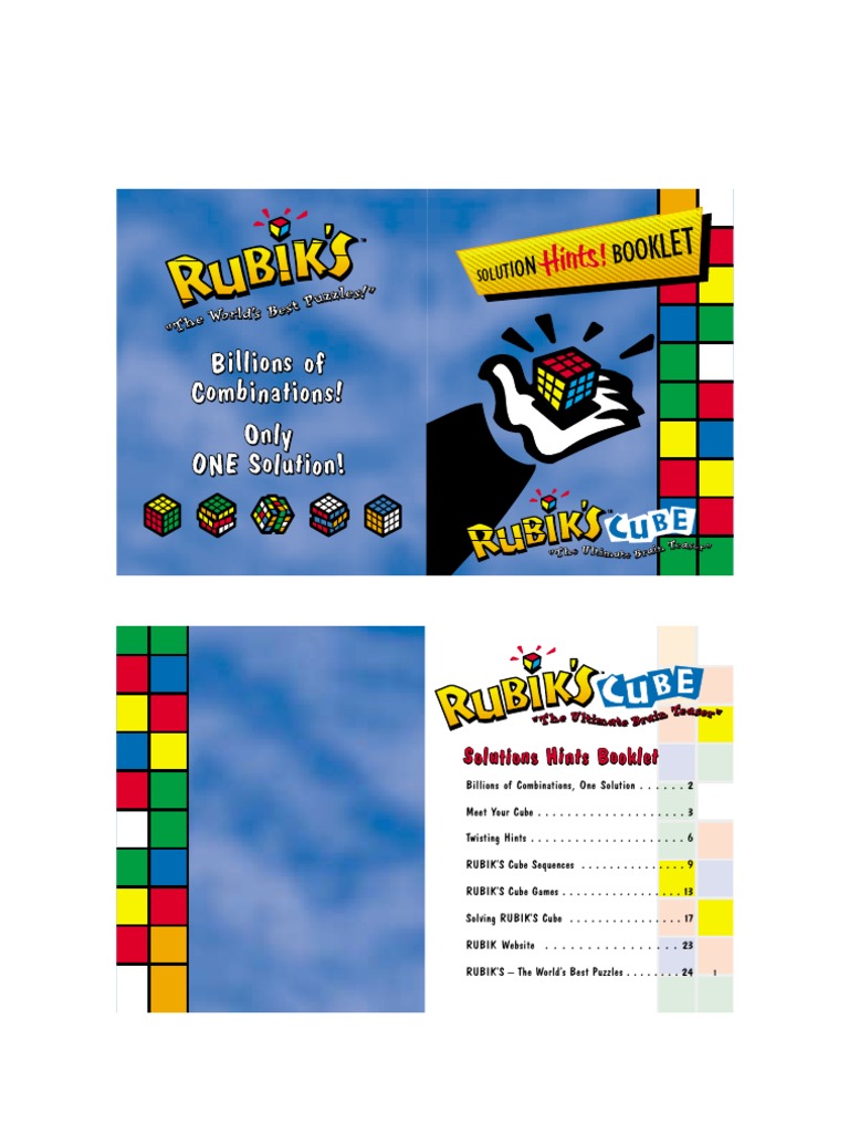 How to solve a rubik
